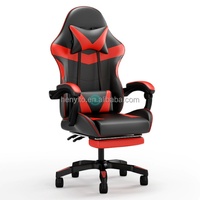 Chaise de jeu confortable et réglable avec support pour les pieds, fonction de massage, communication sans fil, compatibilité multiplateforme, utilisation au bureau
