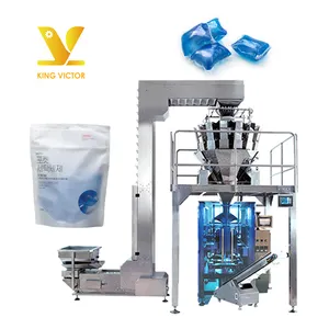 Full automatic 10-head multi weigher detergent capsule packing machine supplier price