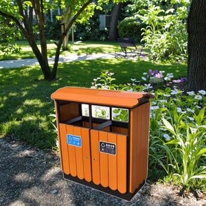 Botes de <span class=keywords><strong>basura</strong></span> personalizados de plástico y madera para exteriores, con capacidades que van desde 8 <span class=keywords><strong>litros</strong></span> a <span class=keywords><strong>200</strong></span> <span class=keywords><strong>litros</strong></span>, en diseño rectangular con tapas - Product Image 3