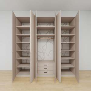 Meubles de chambre à coucher neufs de 2025, design moderne, armoire en bois, rangement de chambre à coucher avec tiroir - Product Image 6