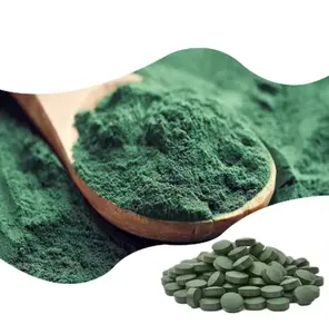 Bio-Spirulina-Tabletten Spirulina-Pulver Chlorella Spirulina-Algen-Tabletten mit kostenloser Probe