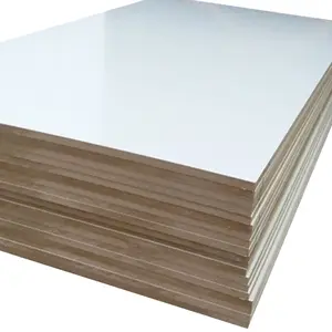 competitive price 18mm mdf sheet melamine veneer mdf high density mdf board for qatar