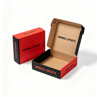 Caja de Regalo para Zapatos de Diseño Moderno, Impermeable, Color Neón, con Logotipo Personalizado Impreso, de Cartón Corrugado, para Calzado Deportivo