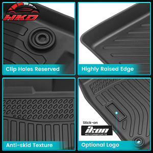 Tapis de sol robustes pour Honda Civic Sedan Hatchback 2016-2021, protection en TPE moulé 3D, imperméable - Product Image 3