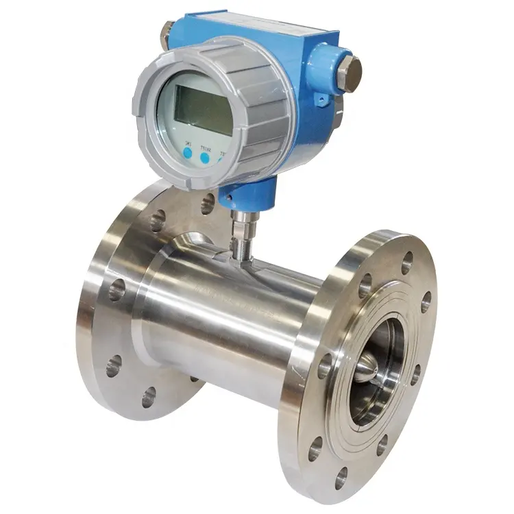 Prezzo di fabbrica misuratore di portata acqua pura turbina liquido misuratore di portata con 4-20mA