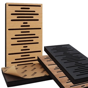 Panel Acústico Moderno de Alta Densidad de Espuma para Absorción y Difusión de Sonido |   Material MDF Ecológico e Ignífugo para Sala de Música o <span class=keywords><strong>Estudio</strong></span> Interior - Product Image 1