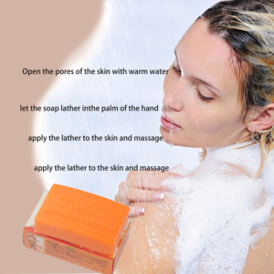 Handmade Hữu Cơ Nghệ Mật Ong Công Thức Xà Phòng Vitamin C Truyền Chống-Mụn Trứng Cá Làm Trắng Cơ Thể Rửa Giữ Ẩm Nhà Vệ Sinh Xà Phòng - Product Image 3