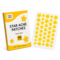 Patchs Hydrocolloïdes Hypoallergéniques Végétaliens à l'Huile d'Arbre à Thé Marque Blanche OEM Premium – Adorables Patchs Étoiles Jaunes et Roses pour l'Acné