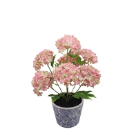 Arrangement floral d'hortensias artificiels de haute qualité de style nordique pour mariage, décoration de la maison, Noël, remise de diplôme, usage nuptial