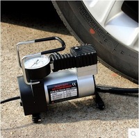 Mini compresseur d'air portable électrique 12V DC pour voiture, pompe à air en métal avec matériau plastique pour le gonflage des pneus de voiture