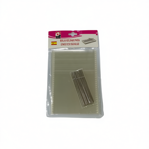 Sacchetto trasparente Mnj in OPP 30x8 cm con filo di legatura per confezionamento regali, 50 pezzi per confezione, 12 confezioni - Product Image 3