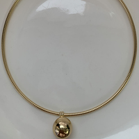 Colliers à chaîne de perles rondes minimalistes Bijoux Collier en or 18 carats titane acier argent acier inoxydable Bijoux de mode