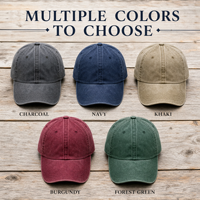 Casquette de baseball rétro délavée à broderie manuelle, à séchage rapide, évacuant la transpiration, confortable et rafraîchissante, pour activités sportives et extérieures, personnalisable
