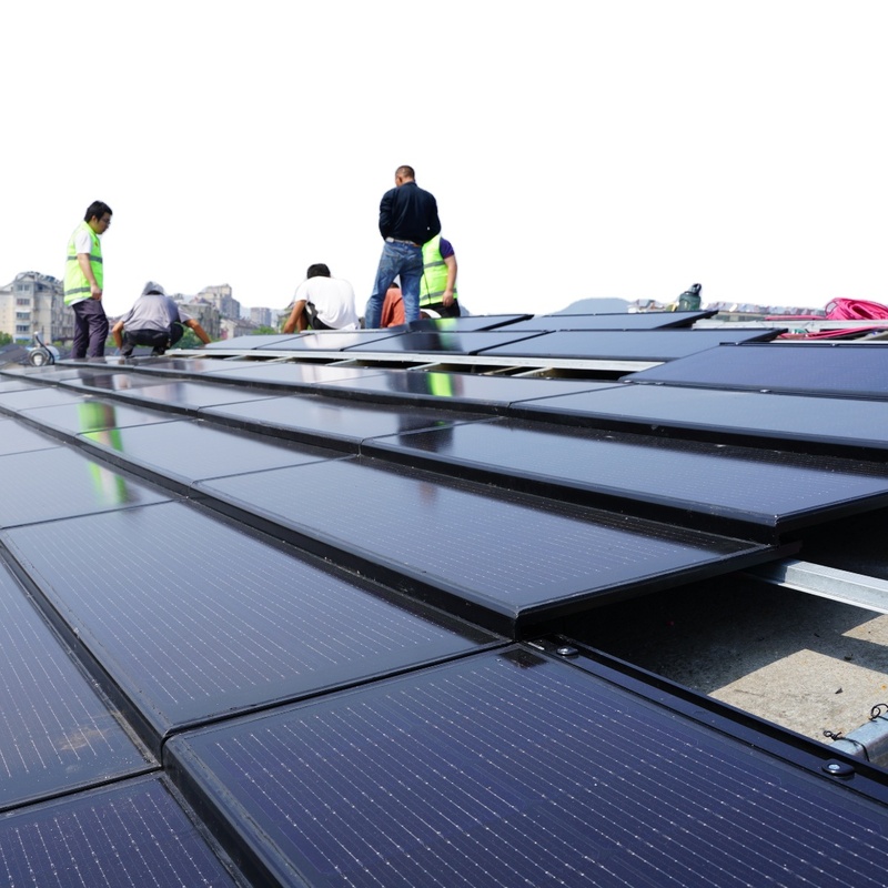 100 Waterproofing BIPV Rooftop Tiled Panels