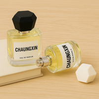Bouteille de distributeur de parfum en verre cylindrique de 100ml couvercle irrégulier 30ml 50ml presse vaporisateur vide bouteille de parfum pompe pulvérisateur étanchéité