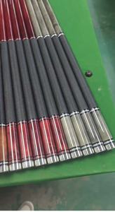 Stecca da <span class=keywords><strong>Biliardo</strong></span> Radiale Personalizzata in Carbonio e Acciaio Inox Canadese, 2 Pezzi, 58 Pollici con Fori per Estensione - Product Image 2