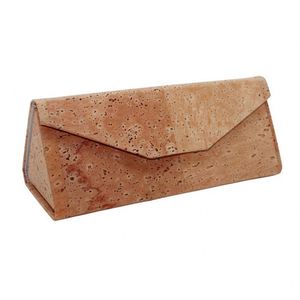 Boshiho Hot Sale Custom Luxury Vintage Style Folding Leather Cork Fiber <b>Glasses</b> <b>Case</b> - Product Image 4