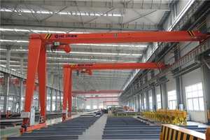 เครนกึ่งโครงสำหรับยกของในโรงงานและลานจัดเก็บ แบบคานเดี่ยว BMH - Product Image 4
