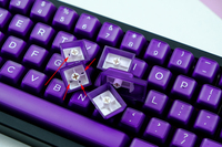 High Quality Translucent Double Shot PBT SA Profile DIY Keycaps Set ISO Enter Keys for Mechanical Keyboard