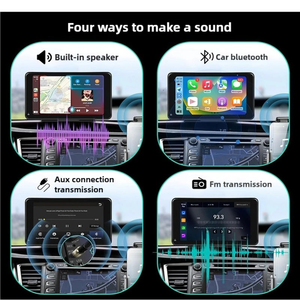 Reproductor de DVD para coche AI 2 Din 9 "10" <span class=keywords><strong>Android</strong></span> estéreo RAM 4GB 64GB ROM FM Procesador de señal Digital Radio Para vídeo Multimedia para coche - Product Image 5