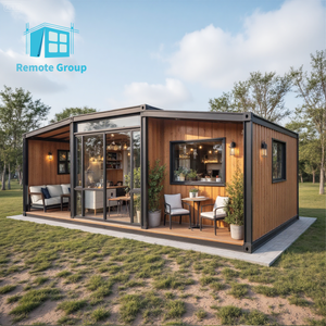 ตู้คอนเทนเนอร์เหล็กแบบพับได้, รีโมท3ห้องนอนบ้าน prefab พร้อมห้องครัวและห้องน้ำ - Product Image 2
