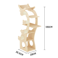 Meuble pour chat en bois moderne de nouvelle conception, arbre à chat, piste d'escalade pour chat, étagères murales, jouet