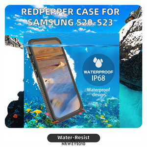 REDPEPPER 360 Étui de téléphone étanche à <span class=keywords><strong>protection</strong></span> intégrale tactile <span class=keywords><strong>pour</strong></span> <span class=keywords><strong>Samsung</strong></span> S20 <span class=keywords><strong>S21</strong></span> S22 S23 Plus Ultra - Product Image 2