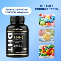 Capsules de suppléments de biotine et de palmier nain OEM/ODM pour la croissance saine des cheveux, vitamines, bloqueur de DHT, suppléments à base de plantes, végétaliens, pour des cheveux forts