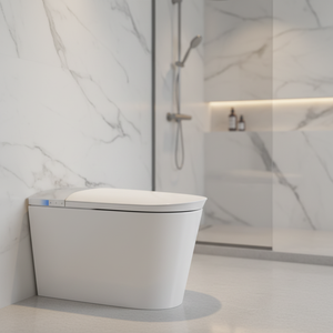 WC intelligent à poser au sol avec un pouvoir de chasse d'eau puissant - Product Image 1