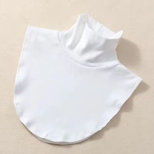 False Collar <b>Neck</b> <b>Warmer</b> One Size Polyester Solid Color Stripes For Men Women Winter Protection - Product Image 3