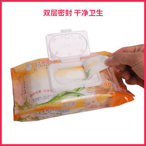 แอนเจีย ซวง ผ้าเช็ดทำความสะอาดเด็ก 16.5x19 ซม. 80 แผ่น ผ้าไม่ถักทอ สำหรับผู้สูงอายุ เด็ก และทารก ใช้ทำความสะอาด - Product Image 5