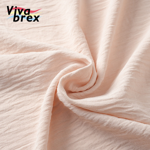 160gsm ผ้าลินิน90% แบบบิดสูง10% โพลีเอสเตอร์ผ้าสแปนเด็กซ์น้ำหนักปานกลางให้ความรู้สึกเป็นรอยยับย้อมธรรมดาสไตล์โดดเด่นตัวอย่างฟรีสำหรับเด็กผู้หญิง - Product Image 5