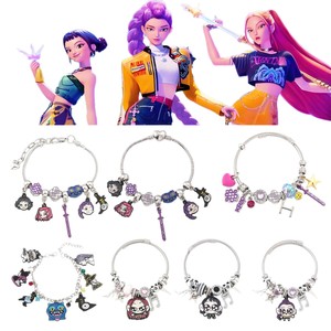 Pulsera de Aleación Galvanizada con Diseño de Personajes de Anime K-POP del Grupo de Cazadores de Brujas de la <span class=keywords><strong>Película</strong></span> Naifei, Suministro Transfronterizo - Product Image 5