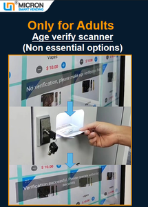 Avec ascenseur peut bouteille en verre boissons alcoolisées bière <span class=keywords><strong>vin</strong></span> champagne vente intelligente avec reconnaissance d'âge - Product Image 3