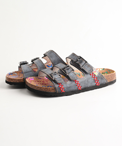 TMAEYES personnalisé les chaussures de femmes chic grande taille pantoufles été chaussures plates pour femmes décontracté extérieur plage sandales en liège - Product Image 3