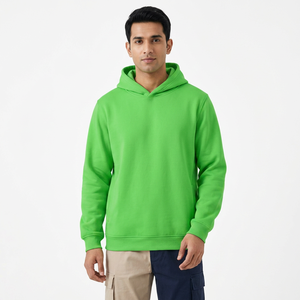 Sudadera con Capucha de Algodón Grueso de 220 g/m², Estilo Urbano, Talla Grande, Unisex, con Estampado Personalizado, Logotipo, Sudadera con Capucha Lisa para Hombre - Product Image 1