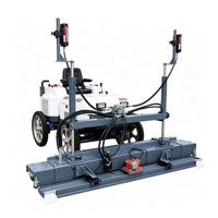 Niveleuse laser autopropulsée pour béton, machine de nivellement laser pour sols en béton, pour utilisation sur chantier