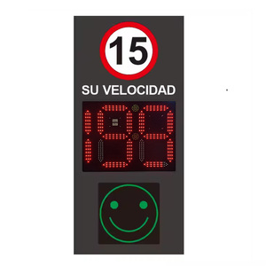 18 năm nhà máy năng lượng mặt trời <span class=keywords><strong>LED</strong></span> giao thông Xe kích hoạt điều khiển thông tin phản hồi Radar giới hạn tốc độ Đăng với số lượng và mặt cười - Product Image 3