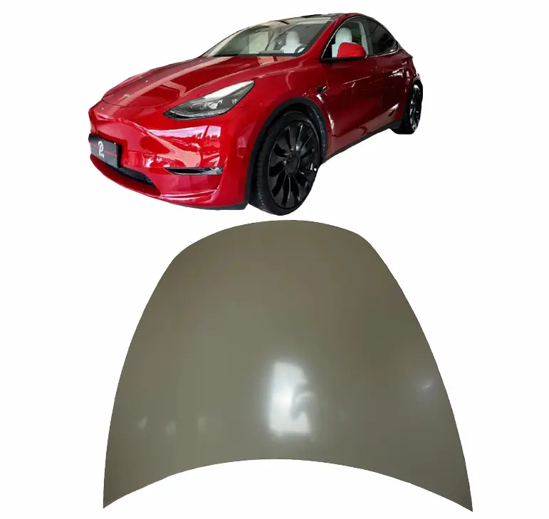 Yeni varış vücut parçaları modeli Y motor kaputu kaput Oem 1493370-s0-a Tesla modeli Y için
