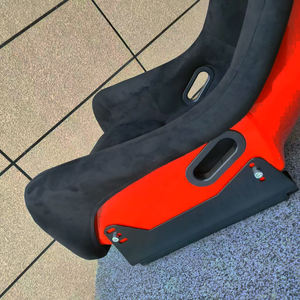 Спортивные регулируемые сиденья MICORA RE09 для автосимуляторов с плоским дном, из стекловолокна и карбона, с обивкой из искусственной кожи - Product Image 6