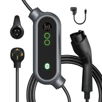 Nouvelle borne de recharge pour véhicules électriques de niveau 2, 240V 40A 9,6kW, certifiée ETL/FCC, câble de 24 pieds, station de recharge portable et murale pour véhicules électriques