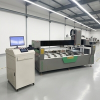 Machine de gravure laser et de sablage pour le traitement du verre de grande taille, pour miroirs
