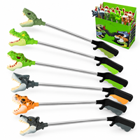 Jouet attrape-dinosaures EPT avec poignée à pression et tête d'animal, outil de préhension pour les distributeurs de jouets