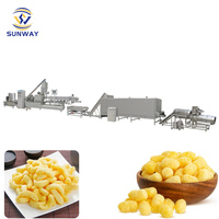 Maquinaria para Plantas de Extrusión de Alimentos de Maíz Inflado, Línea de Equipos para la Extrusión de Snacks de Maíz Inflado