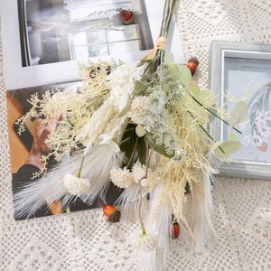 Bouquet de fleurs artificielles Design Na Zi en tissu tissé plastique pour décoration intérieure et accessoires de mariage CF01323 - Product Image 2