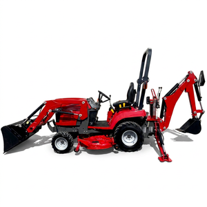 Tracteur Massey Ferguson GC1723E 25HP très demandé avec chargeur frontal, pelle arrière et tondeuse attachées - Product Image 1
