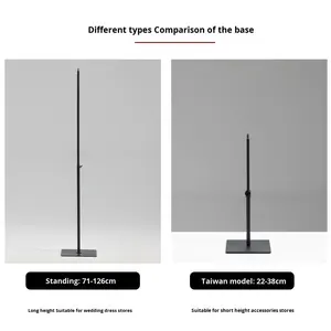 Tête de mannequin en velours noir en promotion, forme de présentation pour vêtements, avec <span class=keywords><strong>insert</strong></span> pour épingles, recouverte de mousse et de tissu de lin blanc pour perruques et chapeaux - Product Image 4