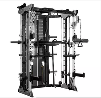 Appareil de musculation multifonctionnel robuste, rack à squats mural Smith Machine pour la musculation