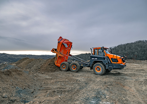 รถดัมพ์ DA30 28 ตัน รถบรรทุกแบบมีข้อต่อ 17.8 ลูกบาศก์เมตร รถบรรทุกสำหรับงานเหมืองนอกถนน - Product Image 5