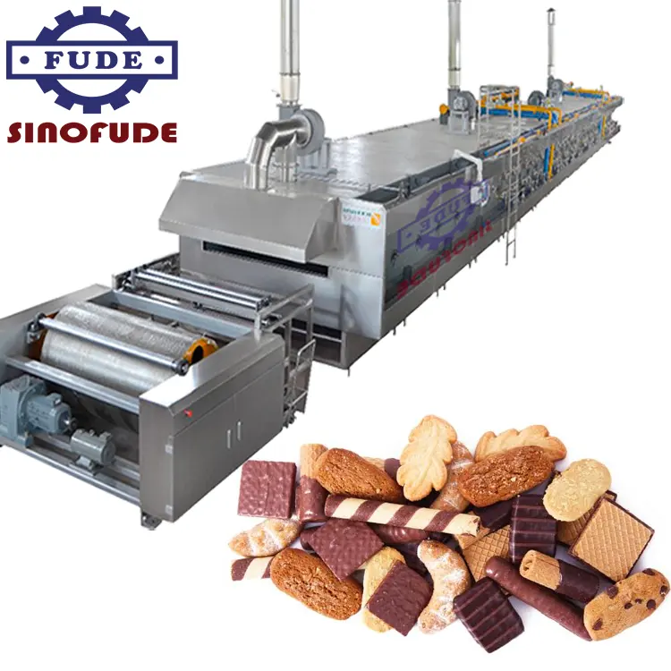 Maquina para fazer galetas duradas sinofude 2022 con soporte de diseno de fabrico